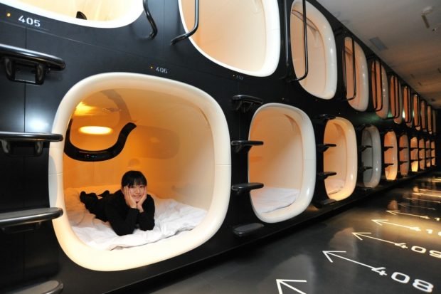 Kleinste hotels ter wereld - Capsule hotel
