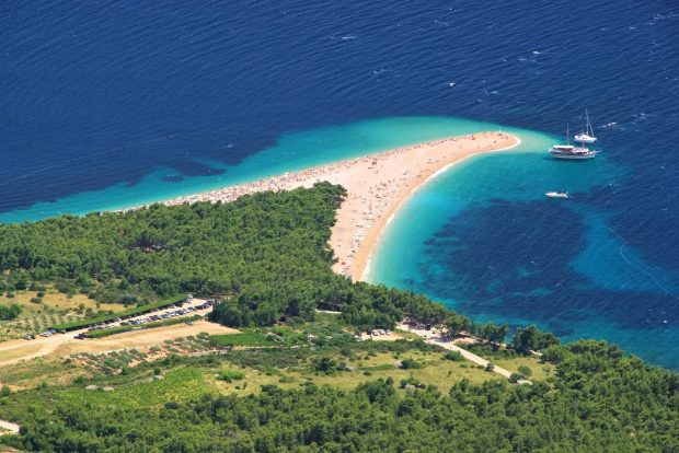Stranden van Kroatie - Zlatni Rat