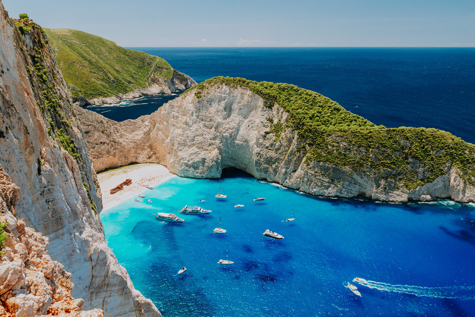 Shipwreck beach Zakynthos